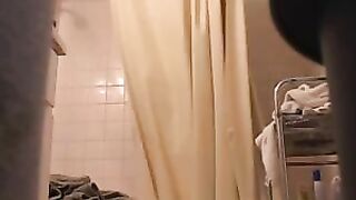 Spy Cam Filming Hot Busty Girl In Shower, Caught In Action!