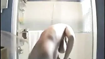 Fap-Worthy Big-Titted Chick Caught Nude In Shower Cam!