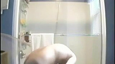 Fap-Worthy Big-Titted Chick Caught Nude In Shower Cam!