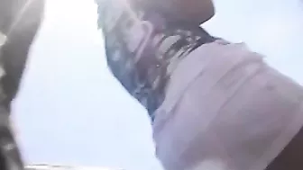 Sexy Voyeur Video Of Hot Chicks' Skirt-Spying,