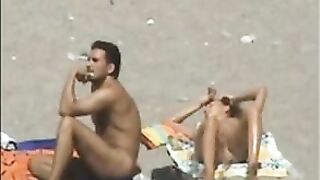 Nude Sunbathing at the Public Beach