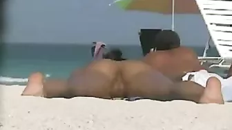Hot Wife Flaunting Boobs And Butt On The Beach, Porn Movie