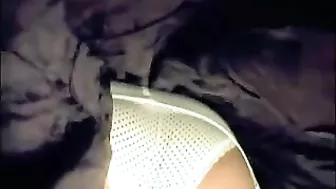 Hot Milky-White-Pantied Señora Reveals Sexy Body Under Skirt!