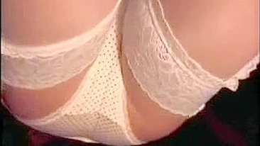 Hot Milky-White-Pantied Señora Reveals Sexy Body Under Skirt!
