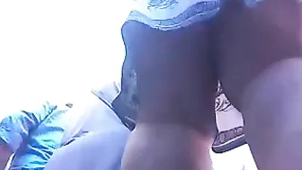 Greek Upskirt Video Hot Girl Spied on Camera Under Skirt