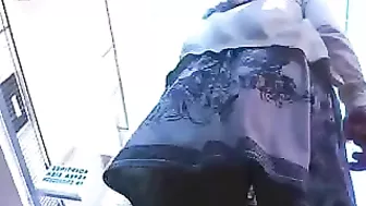 Greek Upskirt Video Hot Girl Spied on Camera Under Skirt