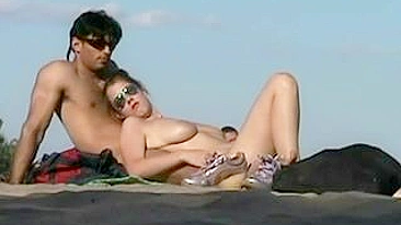 Topless, Hot Girl Filmed By Candid Camera Voyeur On The Beach
