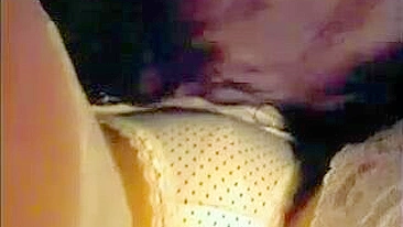 Sultry Woman In White Stockings Teases With Seductive Body Under Short Skirt