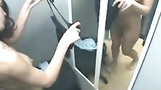 Secretly Filmed By Hidden Camera, The Naked Hot Girl In The Dressing Room