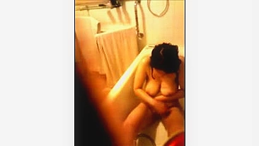 Wife Secretly Shaves Her Pussy In Bathroom On Hidden Cam