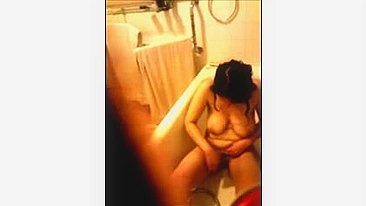 Wife Secretly Shaves Her Pussy In Bathroom On Hidden Cam