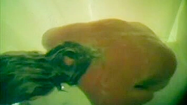 Wife Secretly Filmed in Bathroom Doing Shower Masturbation