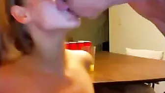 Unbelievable! This Sexy Blonde Girl Is Having So Much Fun With Her Boyfriend