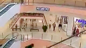 Duitse Voyeur cabine Sex Video in openbare supermarkt