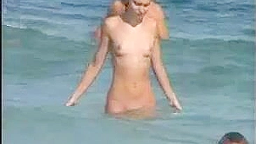 Hidden Voyeur Camera At Beach Nude Girls Relaxing In The Sun