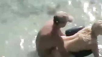 Coppia di spiaggia francese sesso Video catturati cazzo sulla fotocamera Voyeur