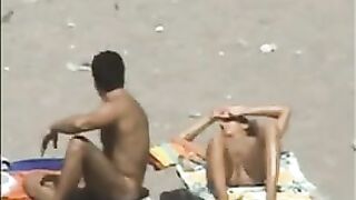 Enjoy Sunbathing Naked On The Public Beach