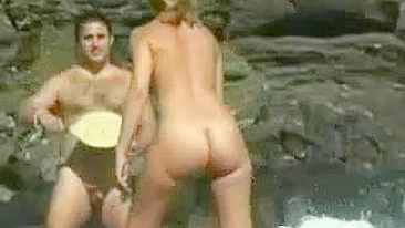 Naughty Nudist Beach-Goers Secretly Filmed On Spy Cam!