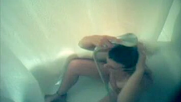 Steamy Shower Masturbation Video Of Secretly Filmed Wife