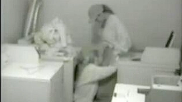 Sultry Secret Lesbian Kisses In Cozy Laundry Room, Hidden Cam Captures All