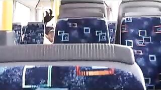 Voyeur Spionaggio Hidden cazzo coppia Busted Cam in Bus pubblico