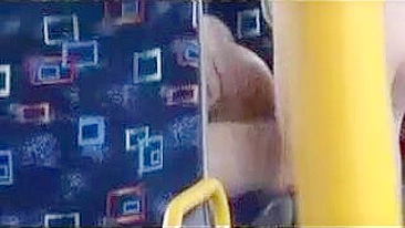 Voyeur Spionaggio Hidden cazzo coppia Busted Cam in Bus pubblico