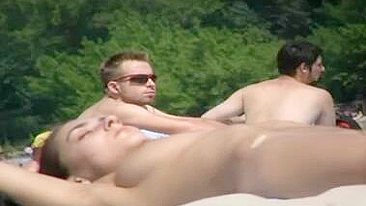 Nudist Beach Hottie From Ukraine Doing Sunbathing Naked