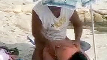 Passionate Mature Couple Caught In Hidden Camera Having Beach Sex