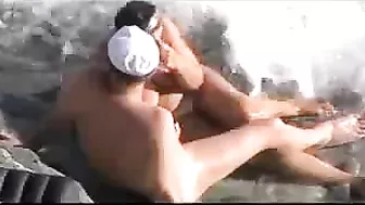 Hidden Voyeur Camera Russian Couple Fucking at the Beach