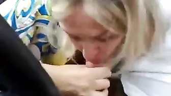 Tatie, The Well-Paid Whore, Blows Clients On Hidden Cam In Car