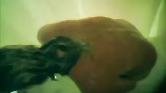 Secretly Filmed Showering In Bathroom Masturbating