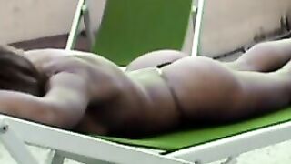 Woman With Hot Body Teasing Voyeur Filmer