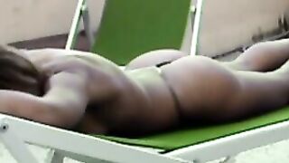 Woman With Hot Body Teasing Voyeur Filmer