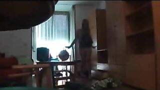 Voyeur Spy Hidden Camera In Girls Room