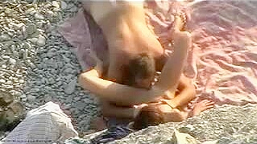 Voyeur Wife Swap Fucking On The Beach