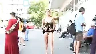 Street Public Voyeur Flashing Sexy Video
