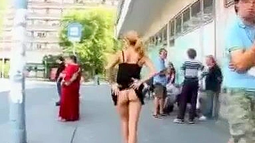 Street Public Voyeur Flashing Sexy Video