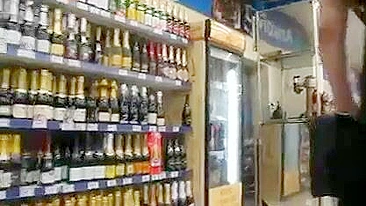 Salacious White Stockings Upskirt Video, In Public Supermarket