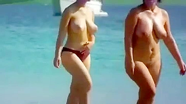 Spy Video Nude Beach Video Ladies Topless Walking