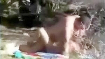 With Awe, The Humid, Amateur Couple's Homemade Voyeur Video At The Beach