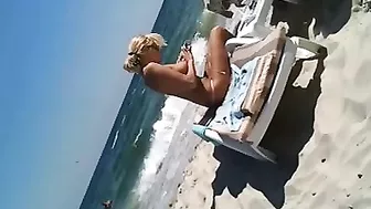 Hot Blonde Voyeur In Awe-Striking Culazo Clip