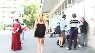 Voyeuristic Nude Hottie In Street Tape Is Artfully Captured On Video