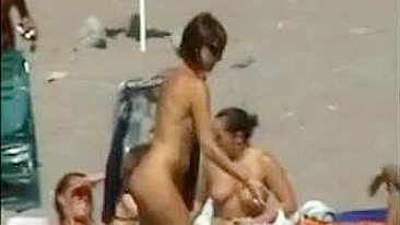Nudity On Public Beach, Daring And Provocative