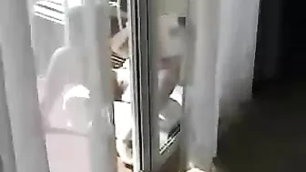 Female Neighbor Caught Doing Nude Sunbating