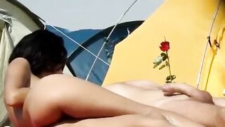 Spy On The Romanian Beach's Sexy Nude Amateur Girl For A Thrilling View