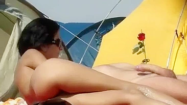 Spy On The Romanian Beach's Sexy Nude Amateur Girl For A Thrilling View
