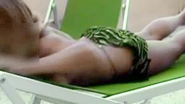 Racy, Steamy Beam Of A Hottie From The Vantage Point Of A Voyeuristic Camera