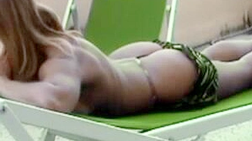 Racy, Steamy Beam Of A Hottie From The Vantage Point Of A Voyeuristic Camera