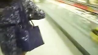 Sexy Wife in Nude Upskirt Video at the Local Store