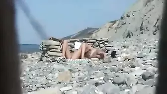 A Voyeuristically Captured, Sizzling Hot, Pussy At The Beach
